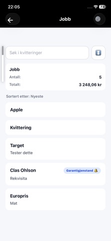 KVITTEK screenshot