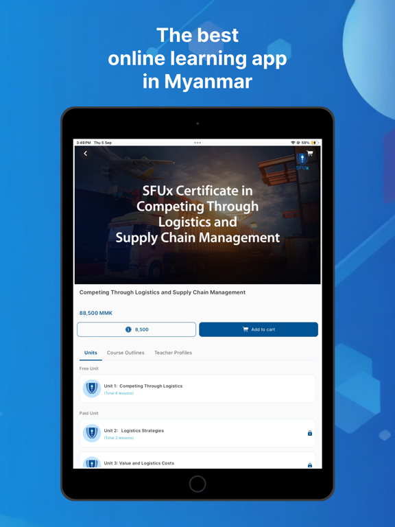 SFUx iPad screenshot 4 - Education app