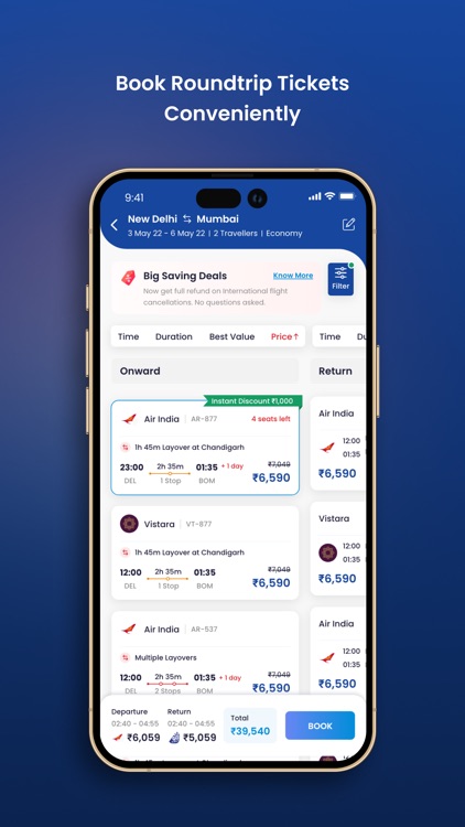 AkbarTravels: Flights & Hotels screenshot-3