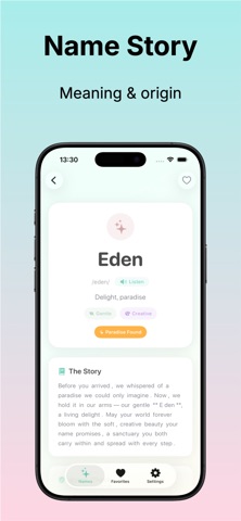 Nameria - Baby Name Finder iPhone screenshot