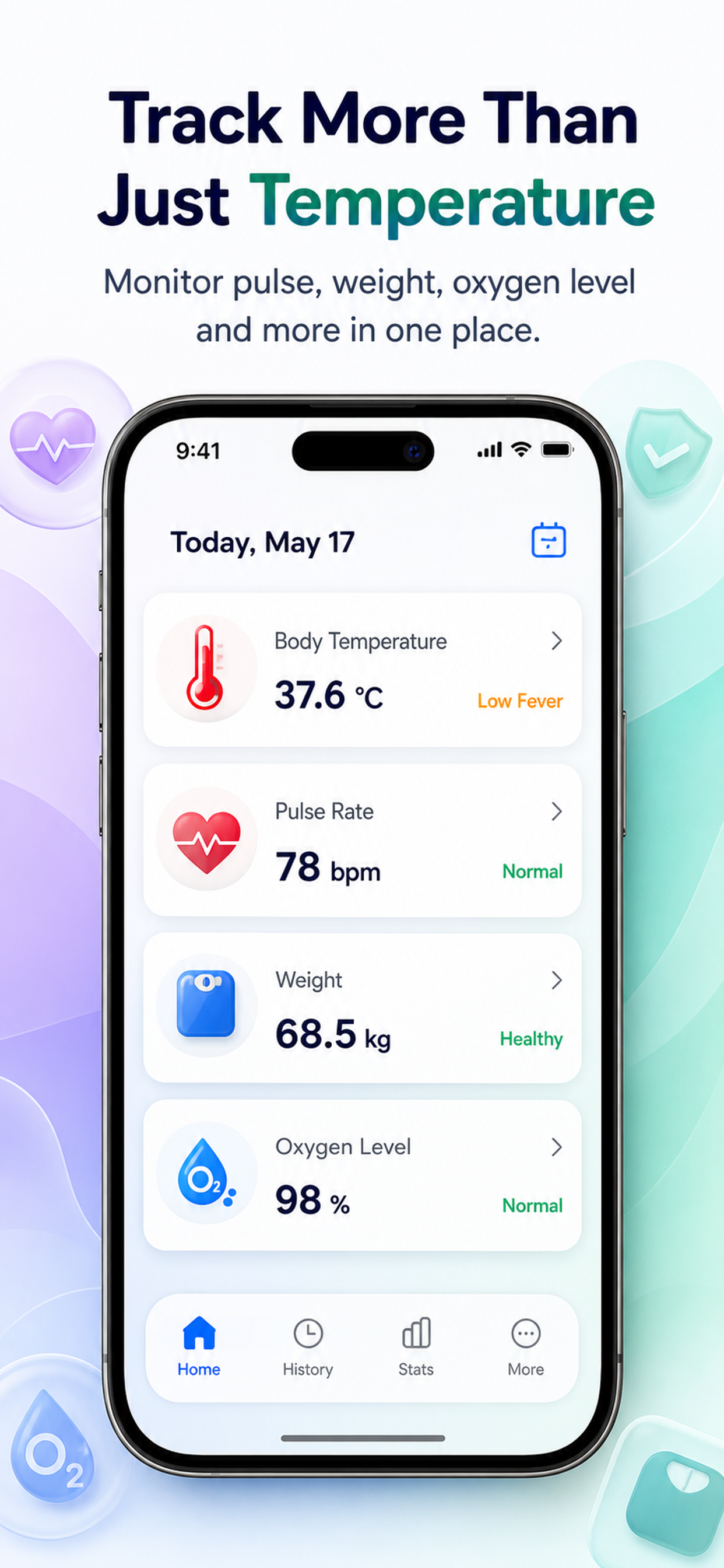 Body Temperature Fever Track screenshot 3