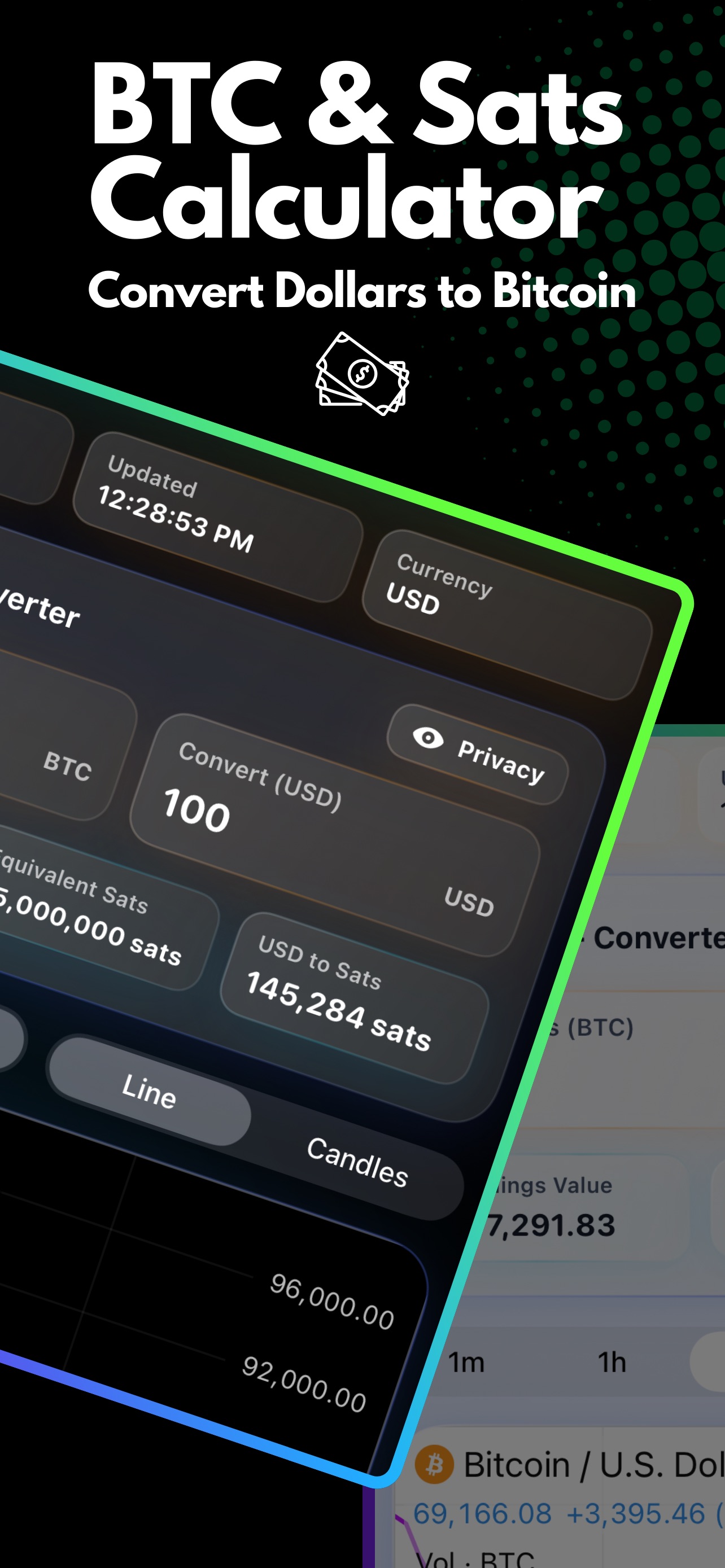Bitcoin Live Price & Portfolio screenshot 4