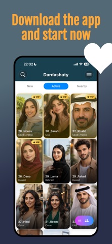 Dardashaty: Arab Dating & Chat iPhone screenshot