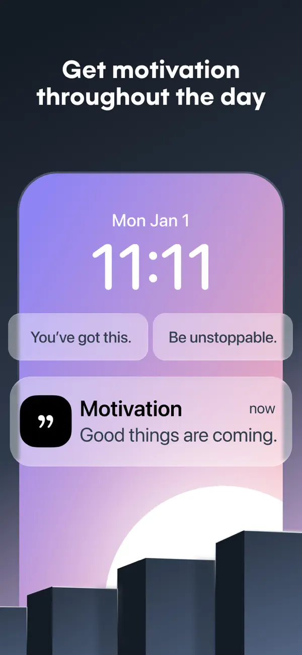 #1. Motivation - Daily quotes (iOS) Por: Monkey Taps