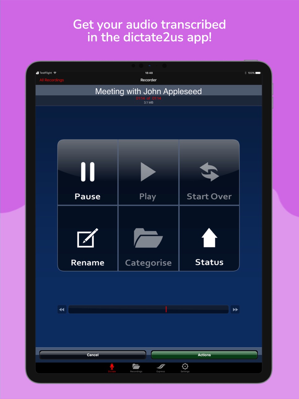 iPad screenshot