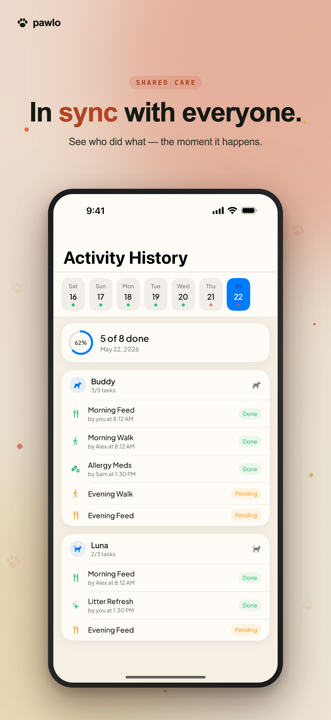 Pawlo - Pet Care Tracker