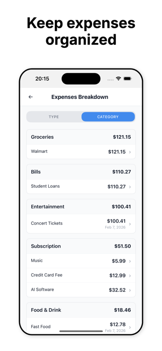 Budget App - TapSheet Screenshot 4 of 5