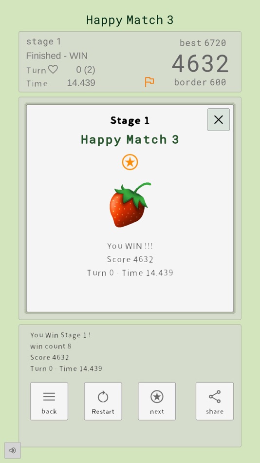 #9. HAPPY MATCH 3 PUZZLE GRG (iOS) 由: Ground Road Technology, LLC