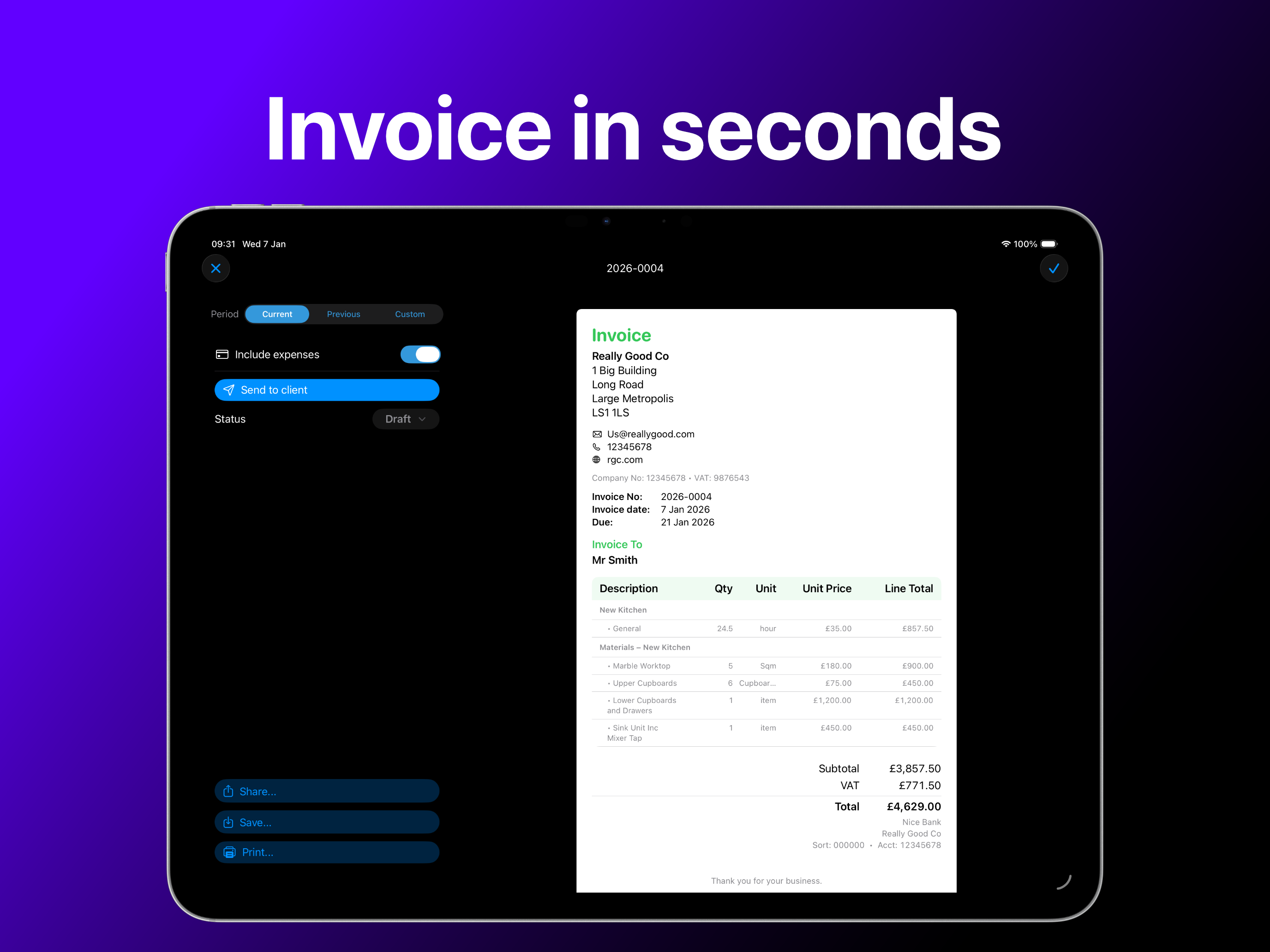 SoloTime Hours Track & Invoice screenshot 12