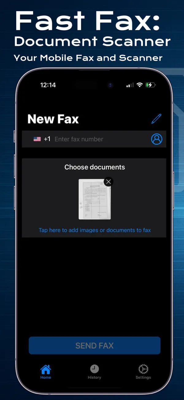 Screenshot #1 pour Fast Fax: Easy Mobile Faxing