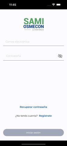 Credencial SAMI OSMECON iPhone screenshot 1