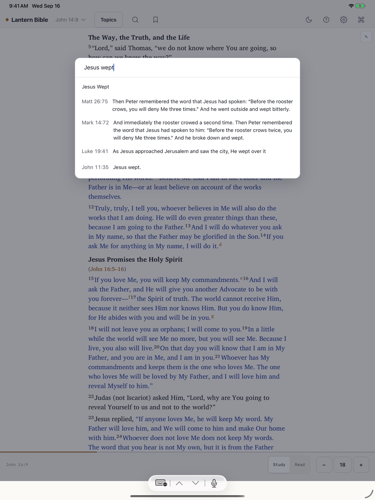 Screenshot 11 of Lantern Bible App