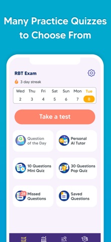 RBT Exam Prep - Test Practice Screenshot 5 of 10