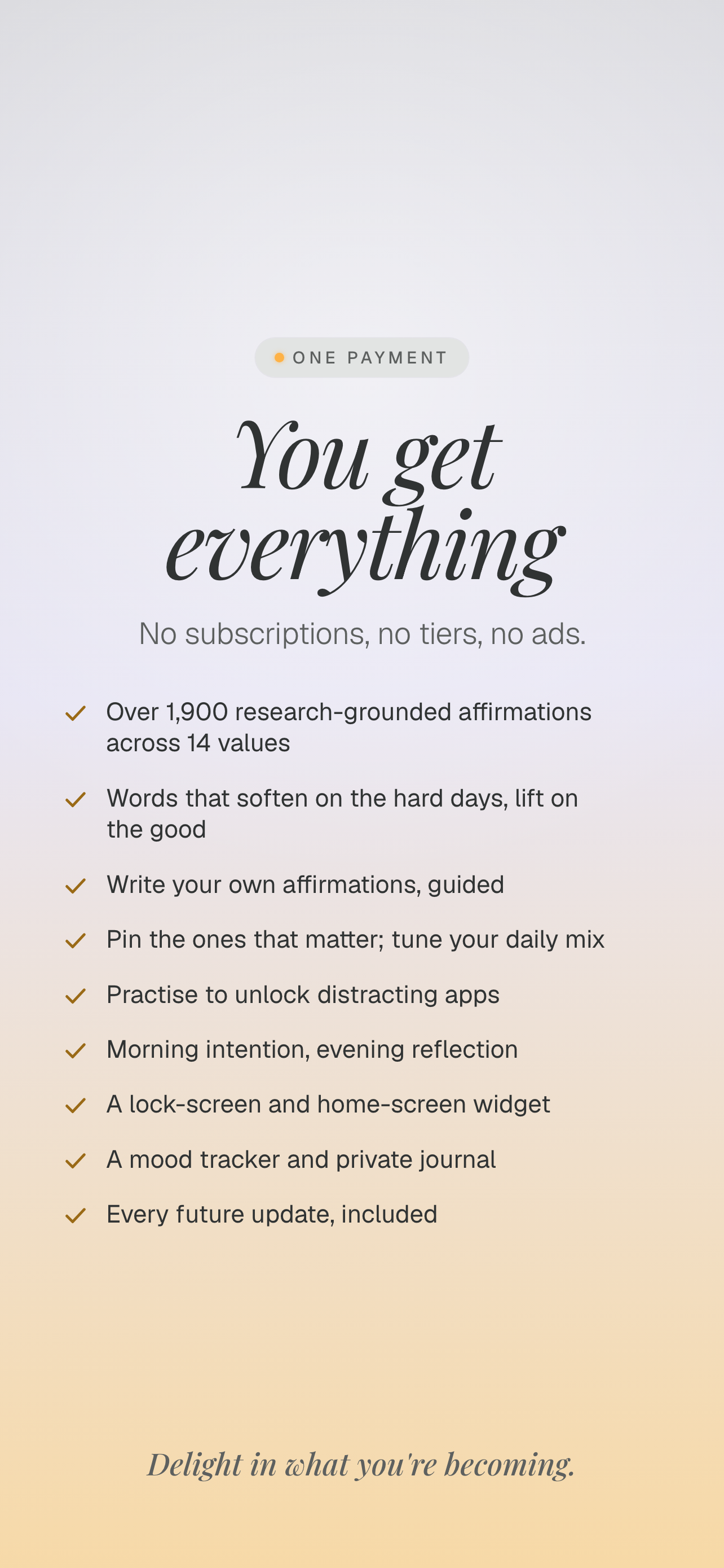 Dewlight: Daily Affirmations screenshot 8