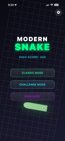 Modern Snake: Neon Glow screenshot