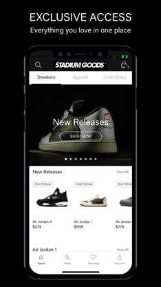 Stadium Goods - Buy Sneakers screenshot 2