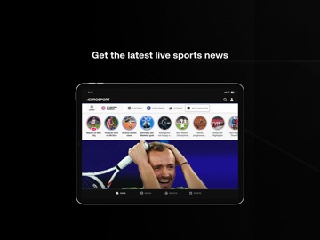 Eurosport: Live, News & Scores iPad screenshot 3