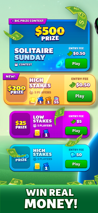 Solitaire - Win Cash Screenshot 3 of 6