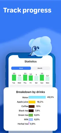 Water Tracker. Drink Reminder: Screenshot 3 von 7