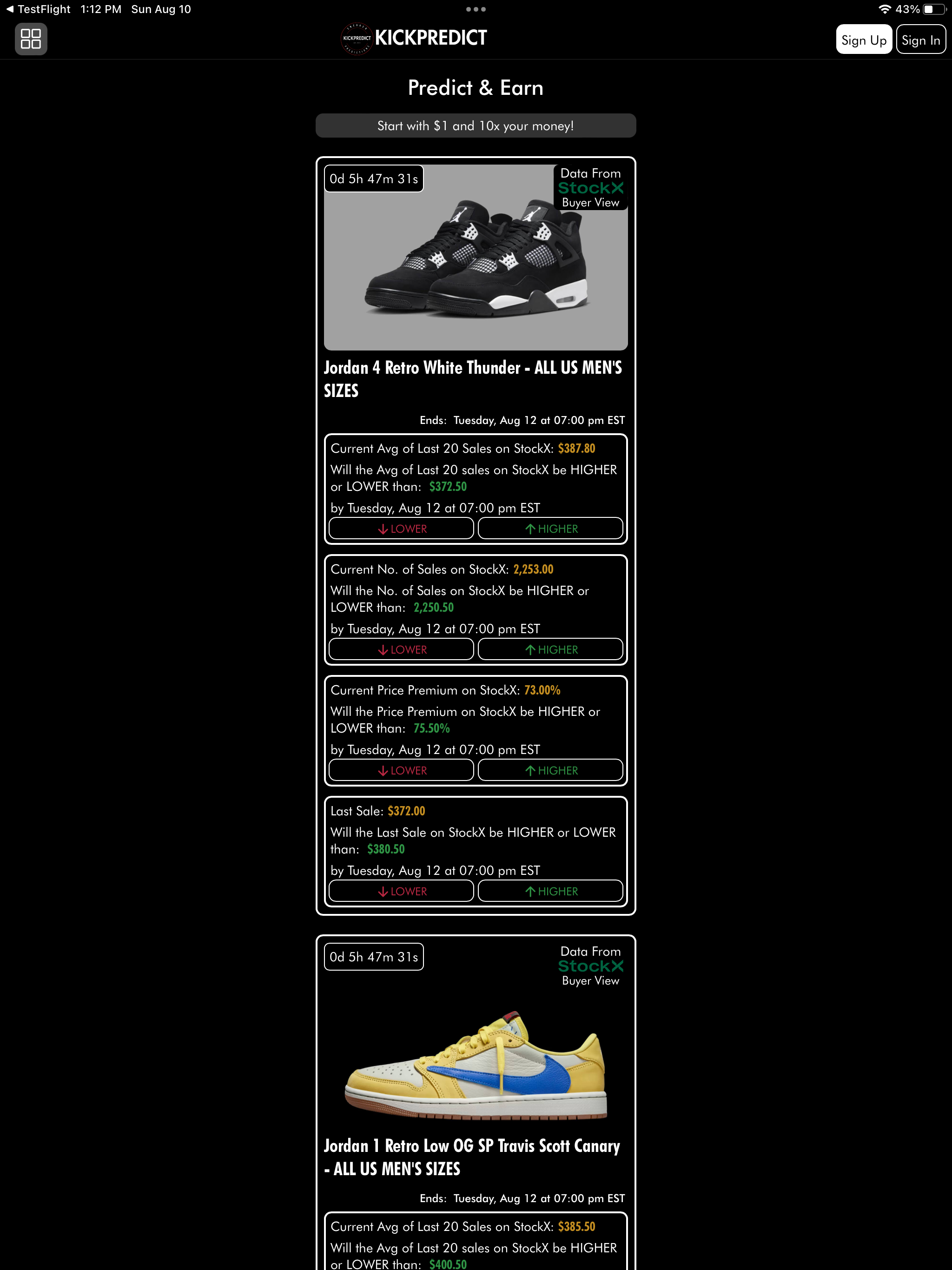 KickPredict - Sneakers Game screenshot 11