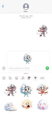 雷云贴纸 screenshot