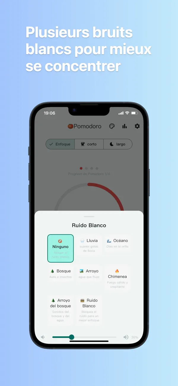 Screenshot #2 pour Minuteur focus Pomodoro