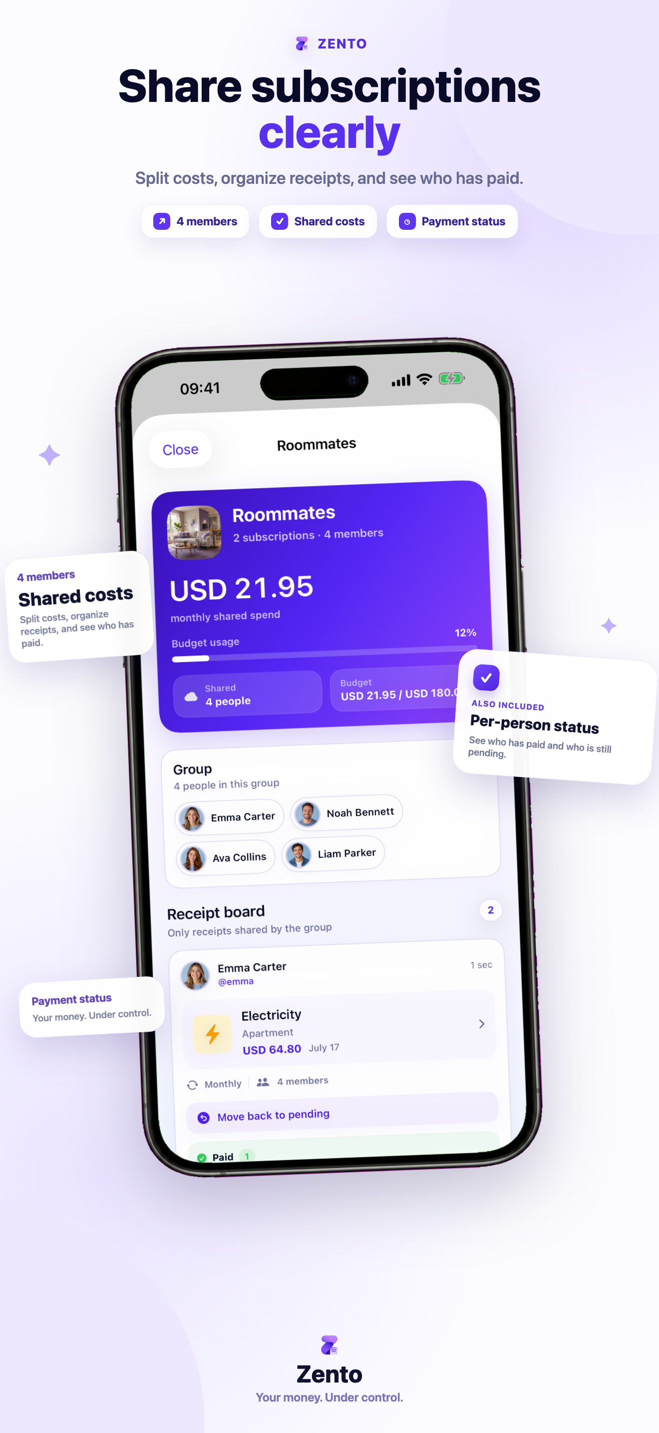 Zento: Subscription Manager screenshot 4