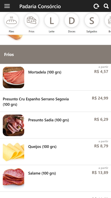 Padaria Consórcio Screenshot