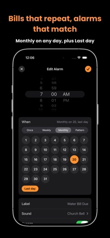 Date Alarm Clock Screenshot 2 of 10