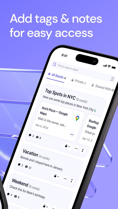 Stacklist App Screenshot
