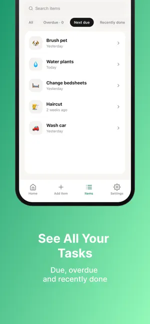 Last Done: Recurring Tasks screenshot 3