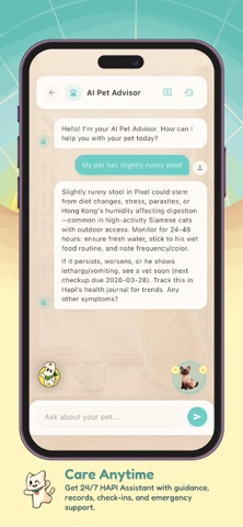 HAPI Pet iPhone screenshot