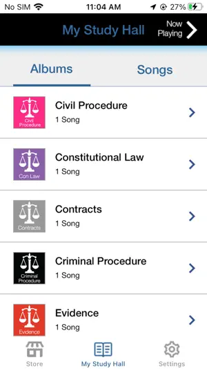 Study Songs screenshot 1