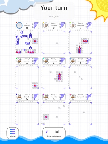 Seabattle batalies online iPad screenshot
