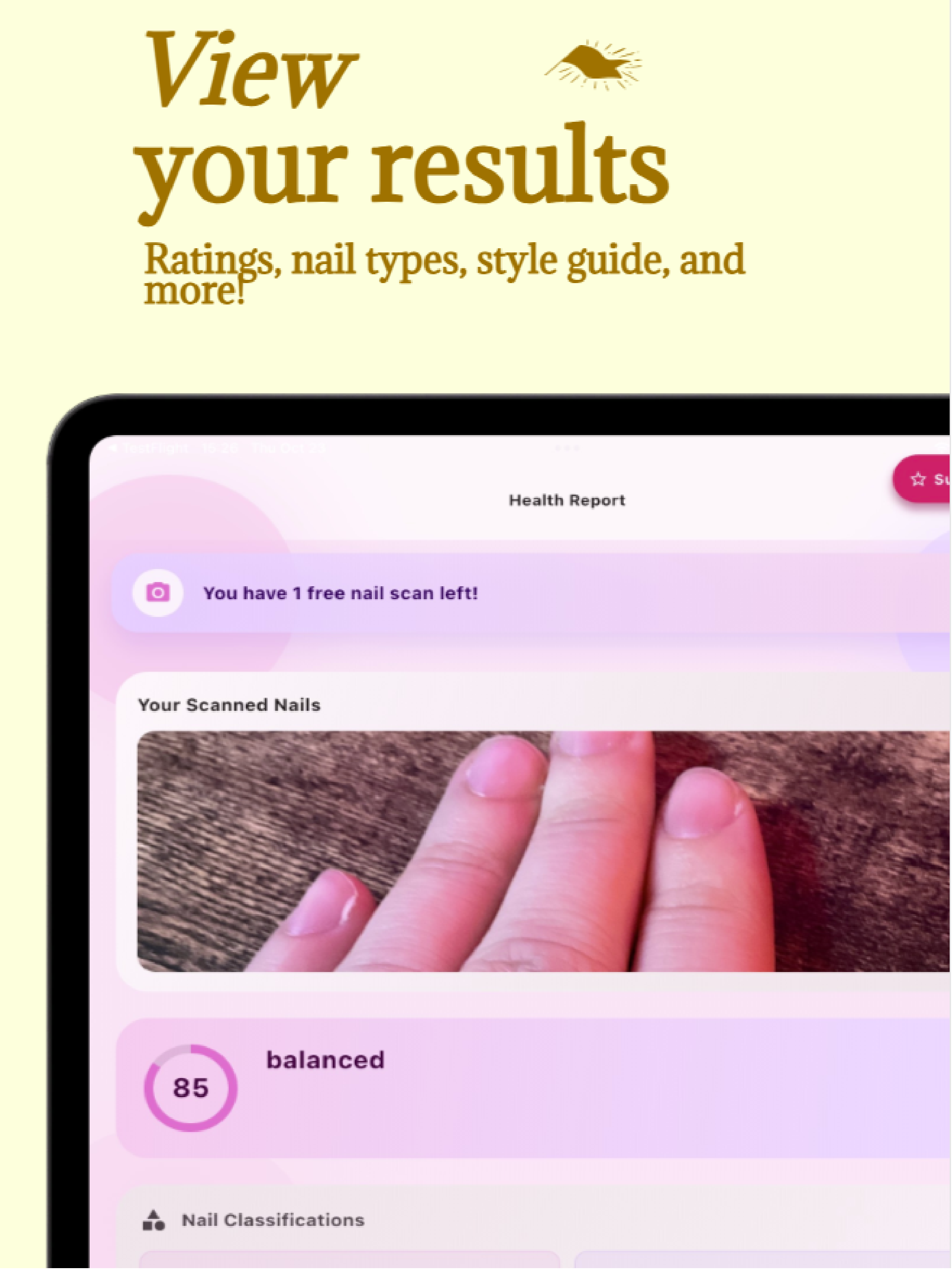 AI Nail Scanner