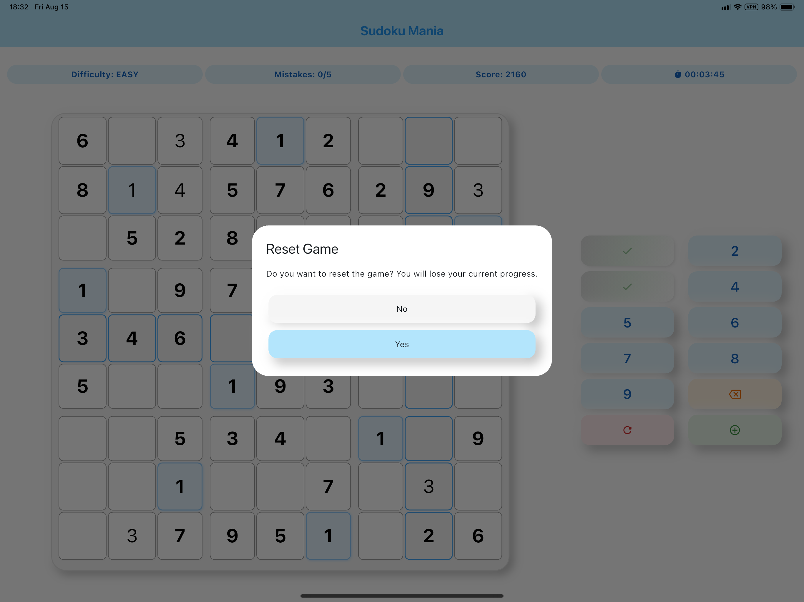 Sudoku Mania - A Classic Game screenshot 15