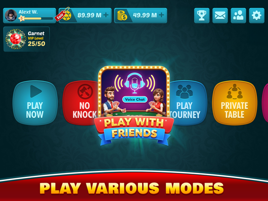 Screenshot #5 pour Tonk Online: Classic Card Game