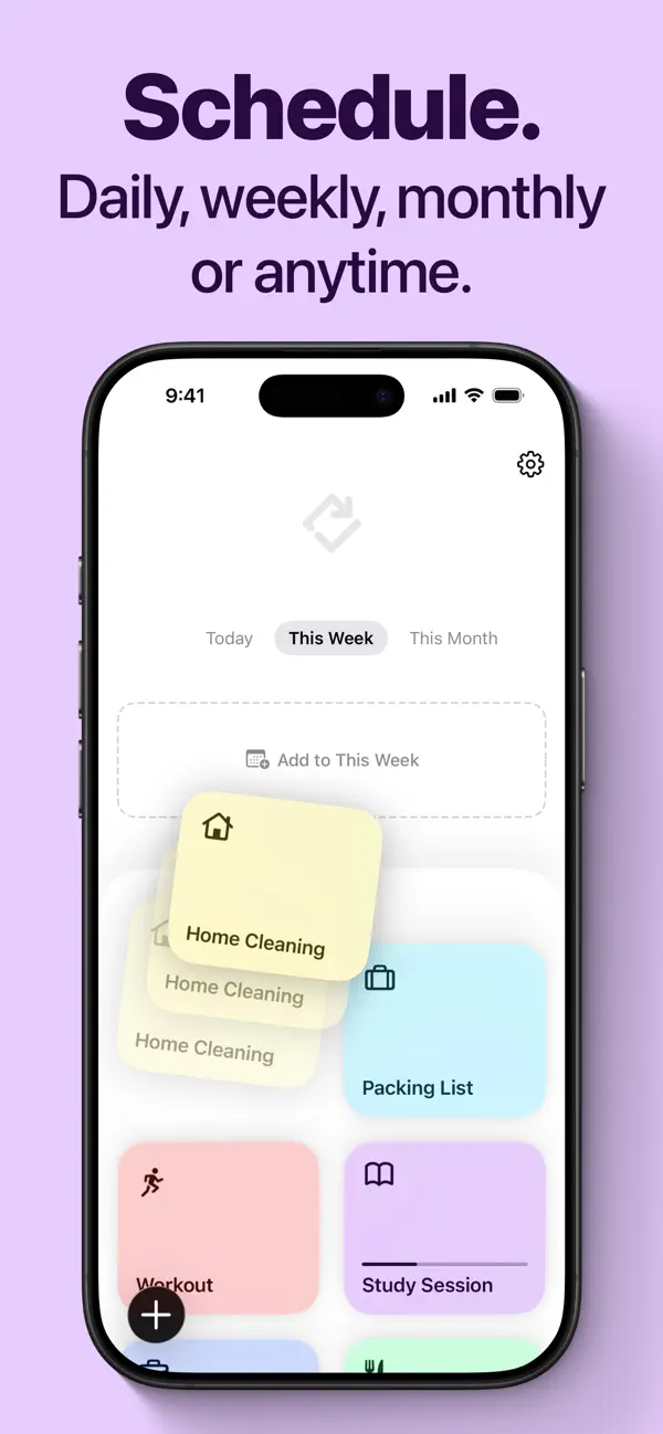 Screenshot #3 pour DoRepeat: Recurring Checklists