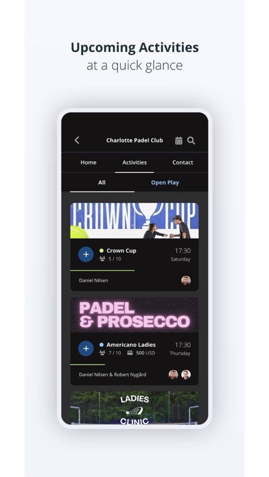 Charlotte Padel Club Screenshot