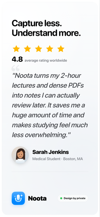 Noota: AI Summaries & Notes Screenshot 7 of 7