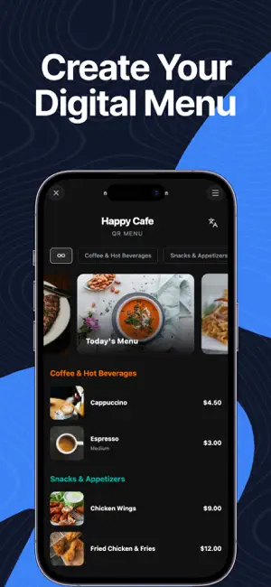 QR Menu Maker - Create & Share screenshot 3