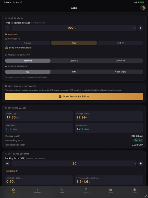 Platterset screenshot 2