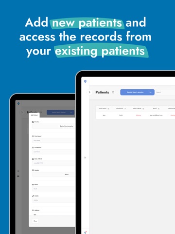 Doctena Pro I On the Go iPad screenshot