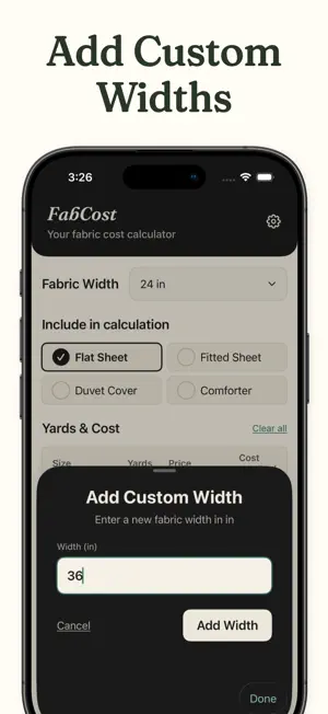 FabCost Sheet Calculator screenshot 4