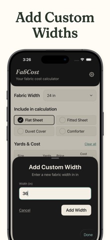 FabCost Sheet Calculator Screenshot 4 of 6