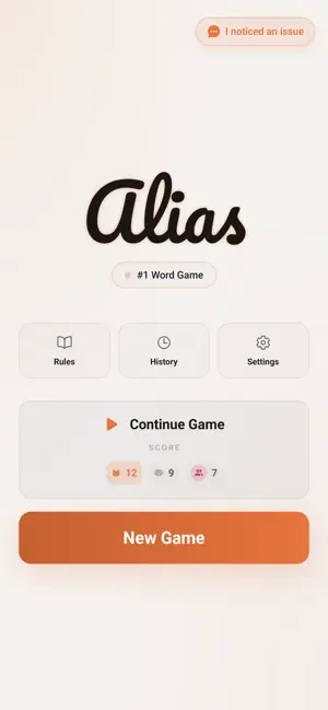 Alias: Word Guessing Game screenshot 1