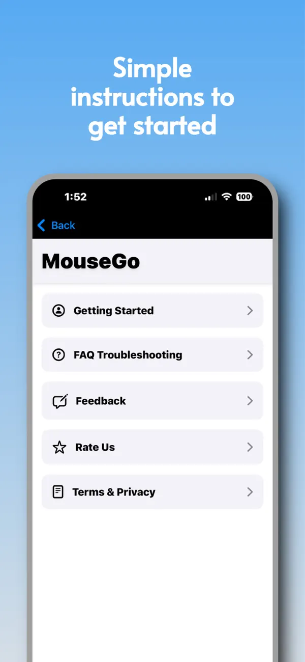 #3. MouseGo (iOS) Ved: ClayDev Digital Inc