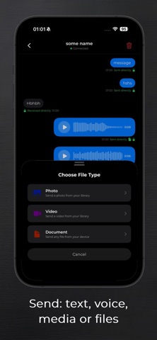 Encrypted Messenger - P2P E2EE Screenshot 6 of 7