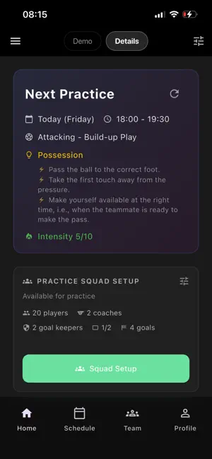 Goalit screenshot 1