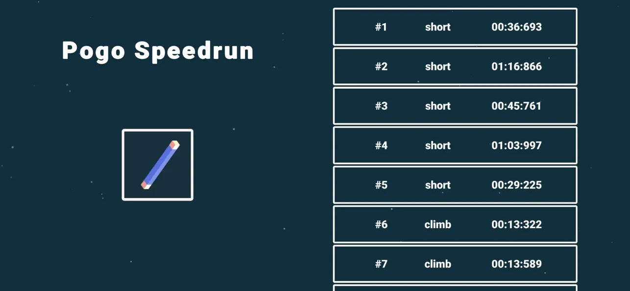 Screenshot #2 pour Pogo Speedrun